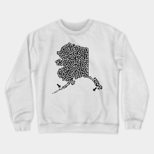 State of Alaska Maze Crewneck Sweatshirt